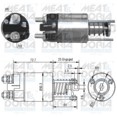 Solenoid Switch, starter